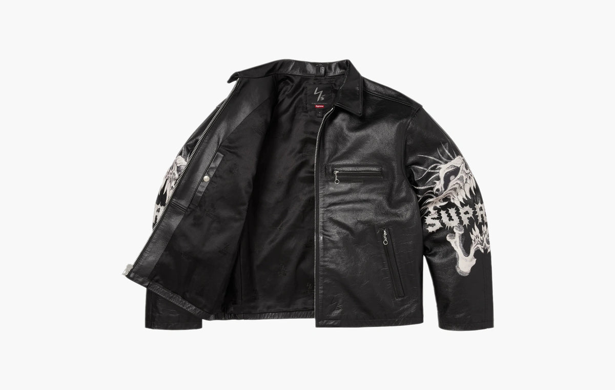 FW25 Leather Jacket "Black"