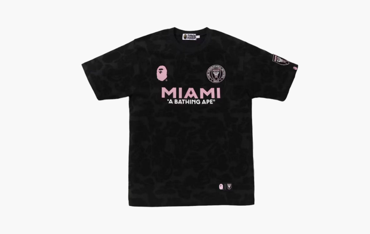 BAPE x Inter Miami CF Camo Tee "Black"