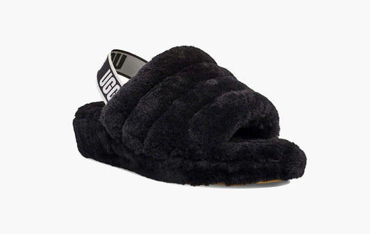UGG Fluff Yeah Slide WMNS Black - 1095119 BLK | The Sortage