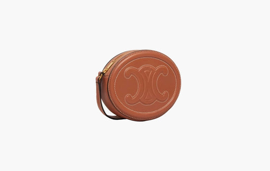 Celine Crossbody Oval Purse Cuir Triomphe Tan | The Sortage