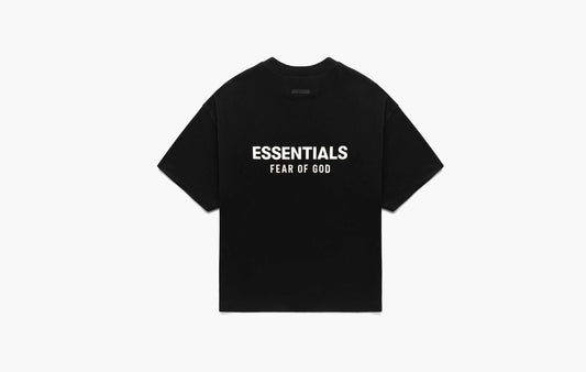 Fear of God Essentials Jersey Crewneck T-Shirt Black | The Sortage