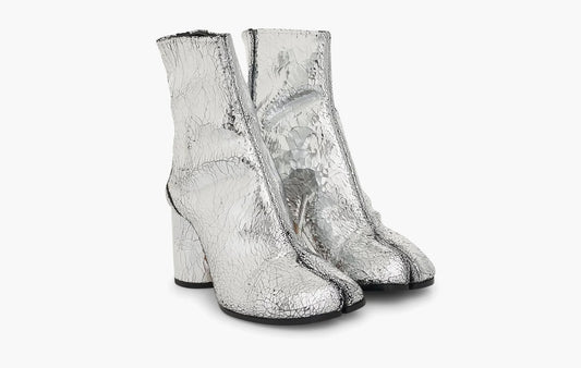Maison Margiela Tabi Broken Mirror Boots Silver | Sortage.