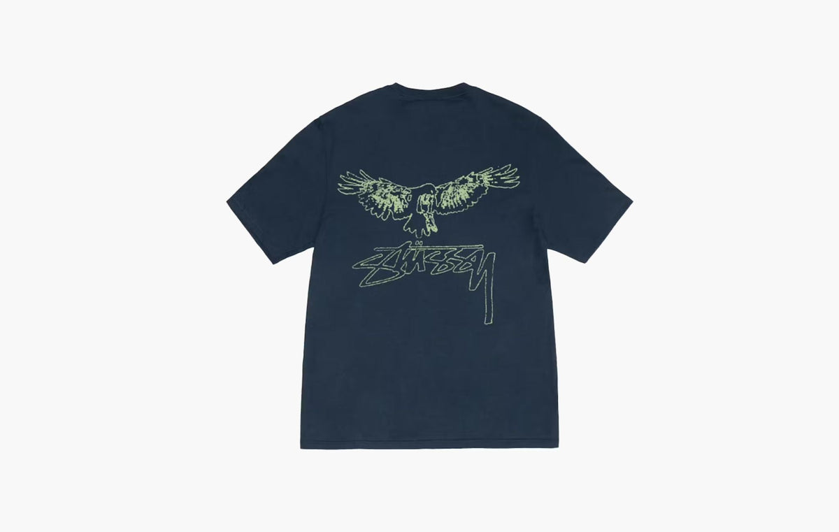 Stussy Wingspan Tee Navy | The Sortage