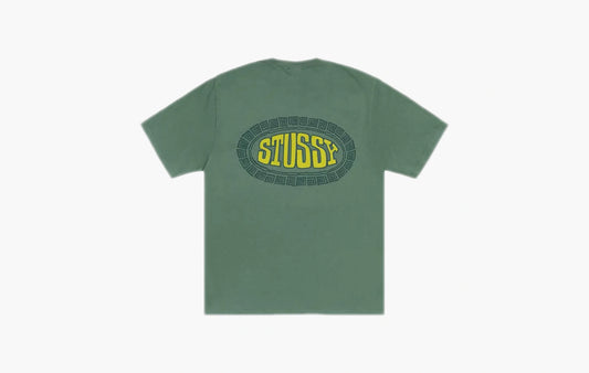 Tile Oval Tee Pigment Dyed "Pine"