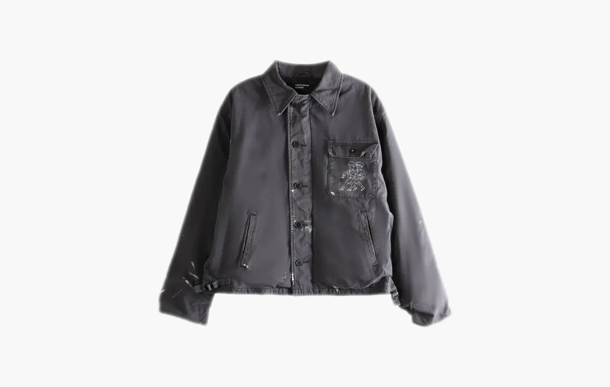 Study For A Portrait N35 Jacket "Faded Black"