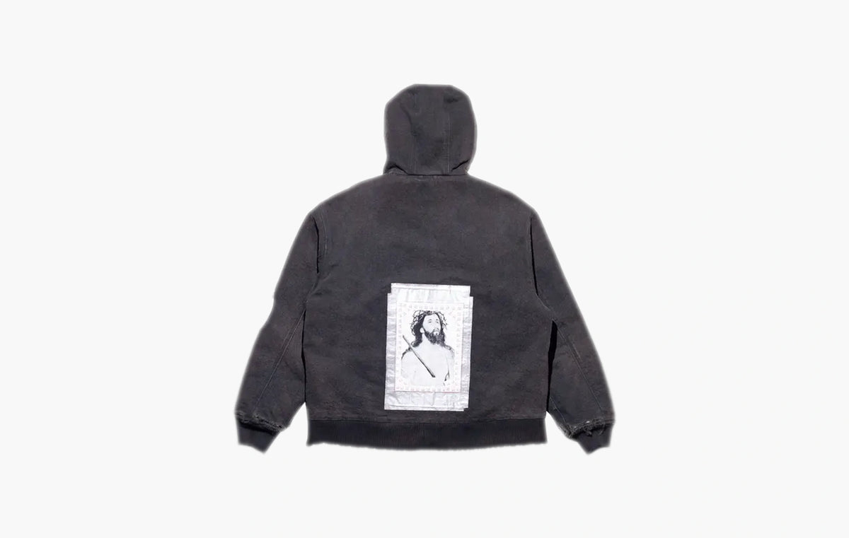War Started Hooded Work Jacket "Crust Black"