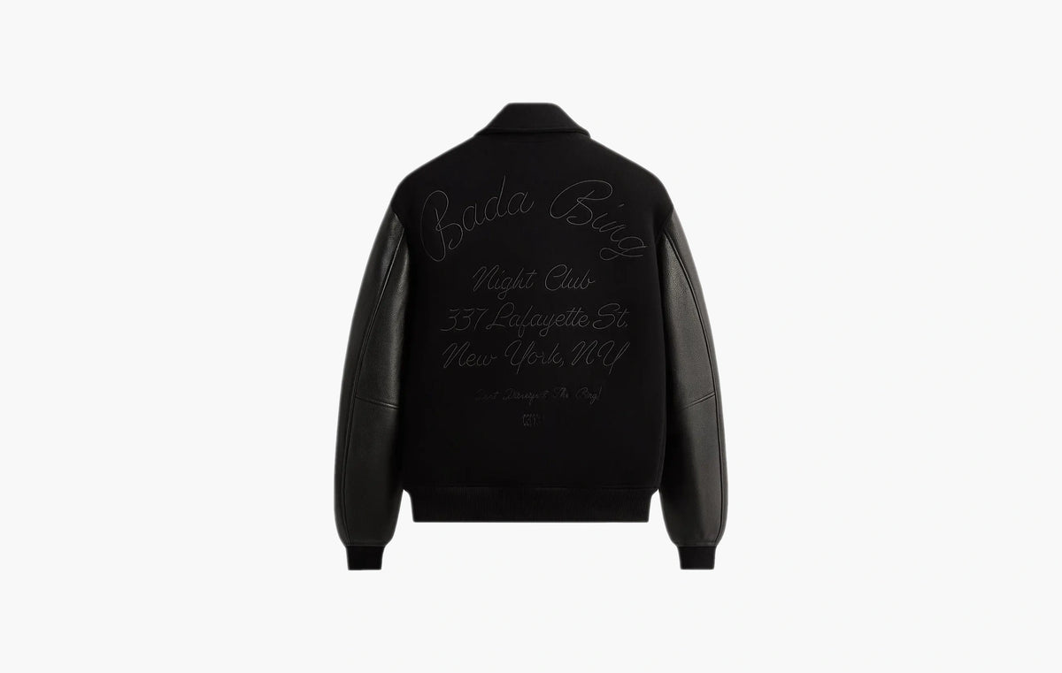 For The Sopranos Varsity Jacket "Black"