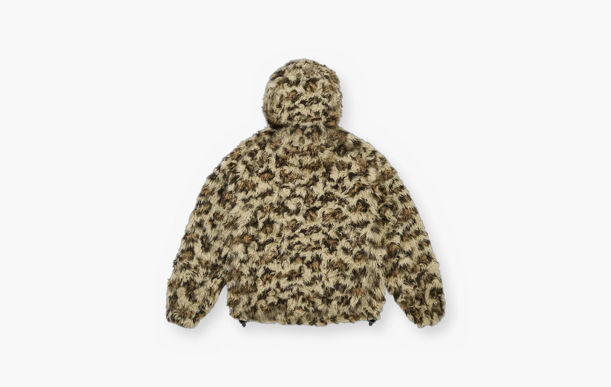 Furry Fleece Jacket "Leopard"