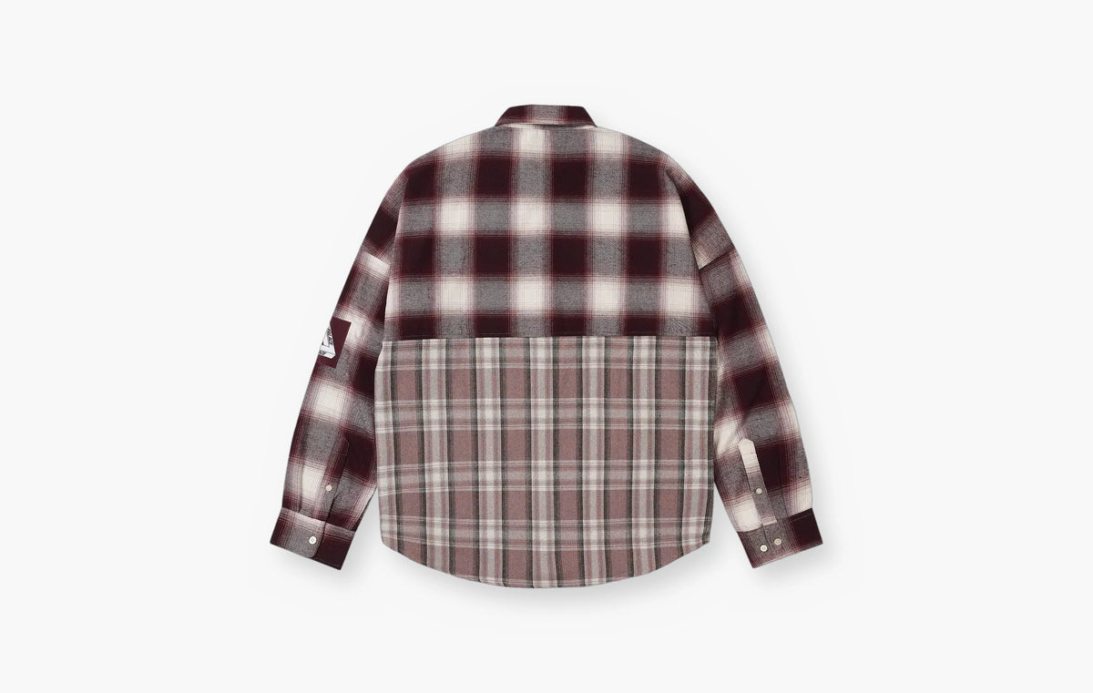 Patchy Flannel Shirt "Red"