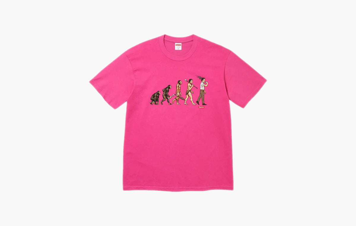 Evolution Tee "Fuchsia"