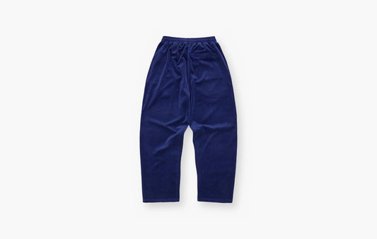 Pista Velour Track Pant "Navy"