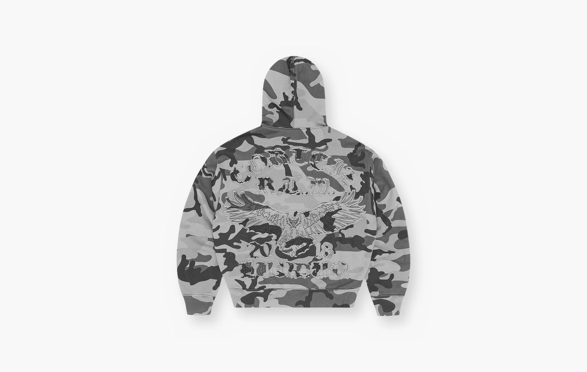 Diplomatic Zip Hoodie "Washed Camo"
