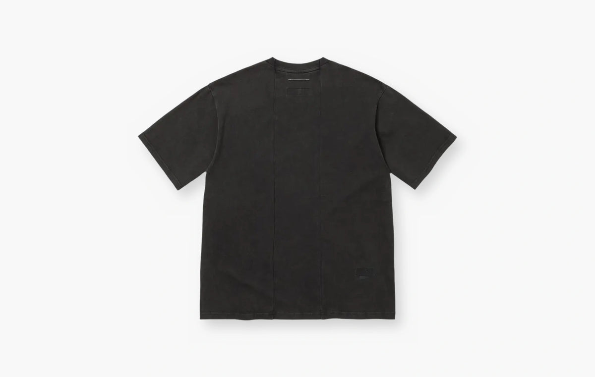Split Short-Sleeve Top "Black"