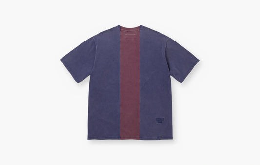 Split Short-Sleeve Top "Navy"