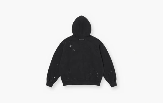 Box Logo Zip Up Hooded Sweatshirt "Black"
