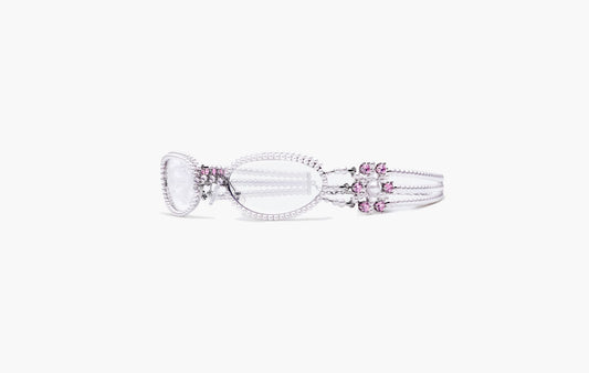 Gentle Monster Bijou De 02 Sunglasses Silver/Clear | The Sortage