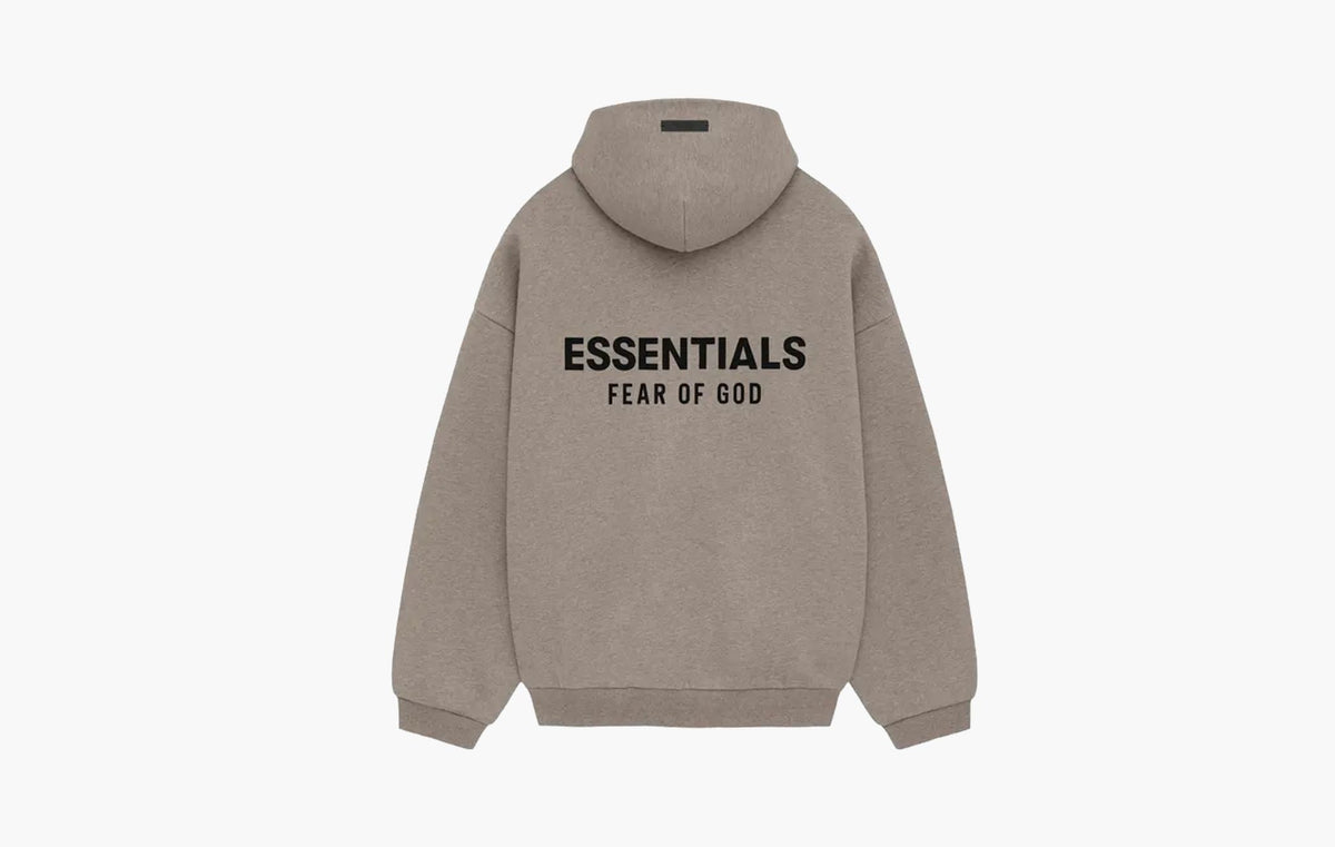 Fear of God Essentials Fleece Hoodie (FW24) Heather Gray | The Sortage