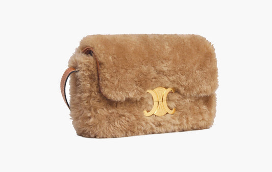 Celine Triumphal Arch Shoulder Bag Beige | Sortage