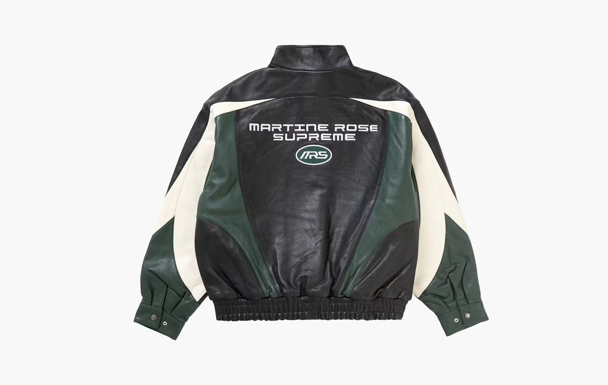 Supreme Martine Rose Leather Jacket Black | The Sortage