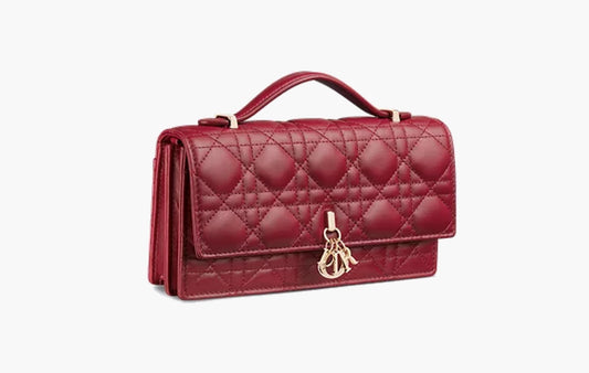 My Dior Mini Bag "Cherry Red Cannage Lambskin"