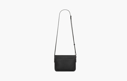 Niki Small Messenger In Grained Lambskin "Black"