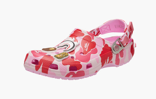 Classic Clog A Bathing Ape ABC "Camo Pink"