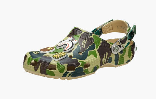 Classic Clog A Bathing Ape ABC "Camo Green"