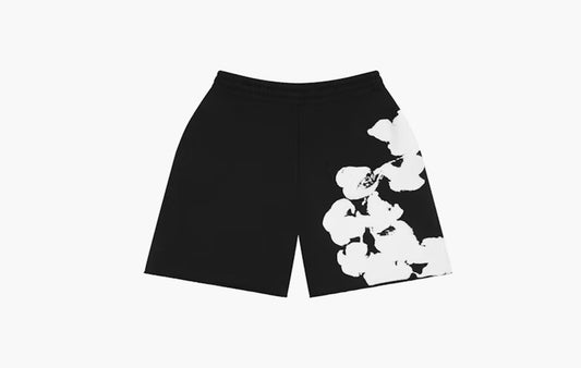 Big Cotton Wreath Sweat Shorts "Black"