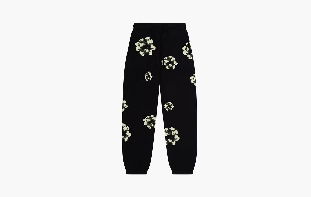 Denim Tears x CPFM Cactus Tears Wreath Sweatpants Black | The Sortage