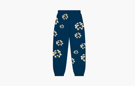 Denim Tears x CPFM Cactus Tears Wreath Sweatpants Navy | The Sortage