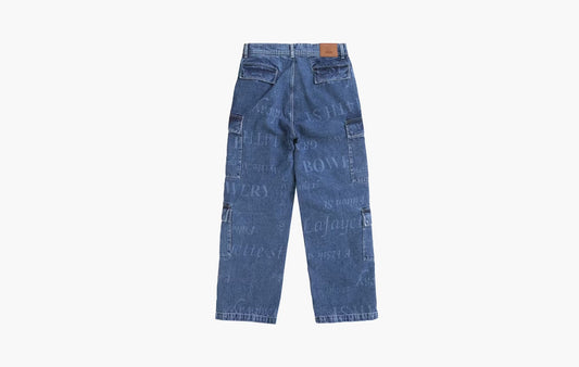 Supreme Martine Rose Denim Cargo Pant Washed Blue | The Sortage