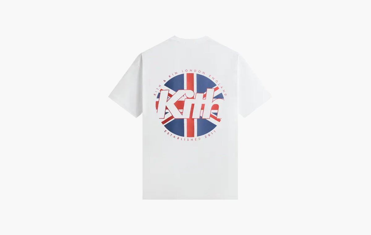 Union Jack Shield Vintage Tee "White"