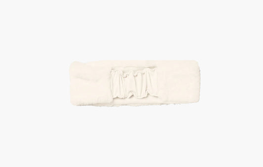Faux Fur Ear Warmers "Ivory"