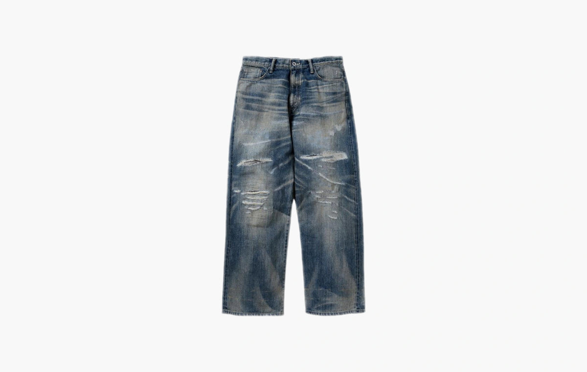 Wide-Leg Jeans "Indigo"