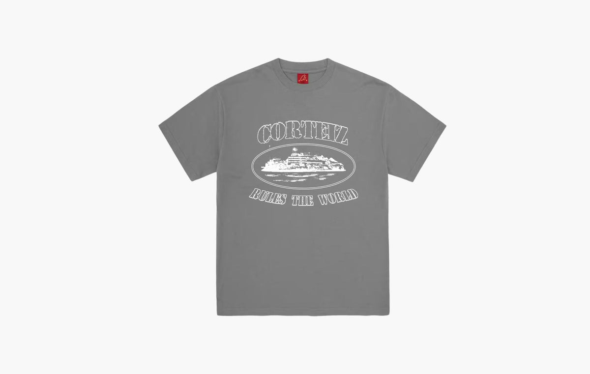 Corteiz OG Alcatraz Tee Gully Grey | The Sortage