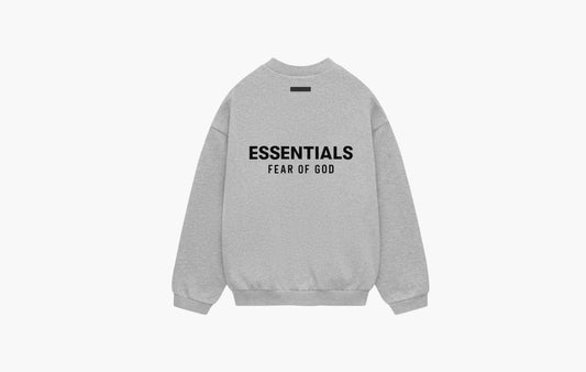 Fear Of God Essentials Fleece Crewneck Light Heather Gray | The Sortage