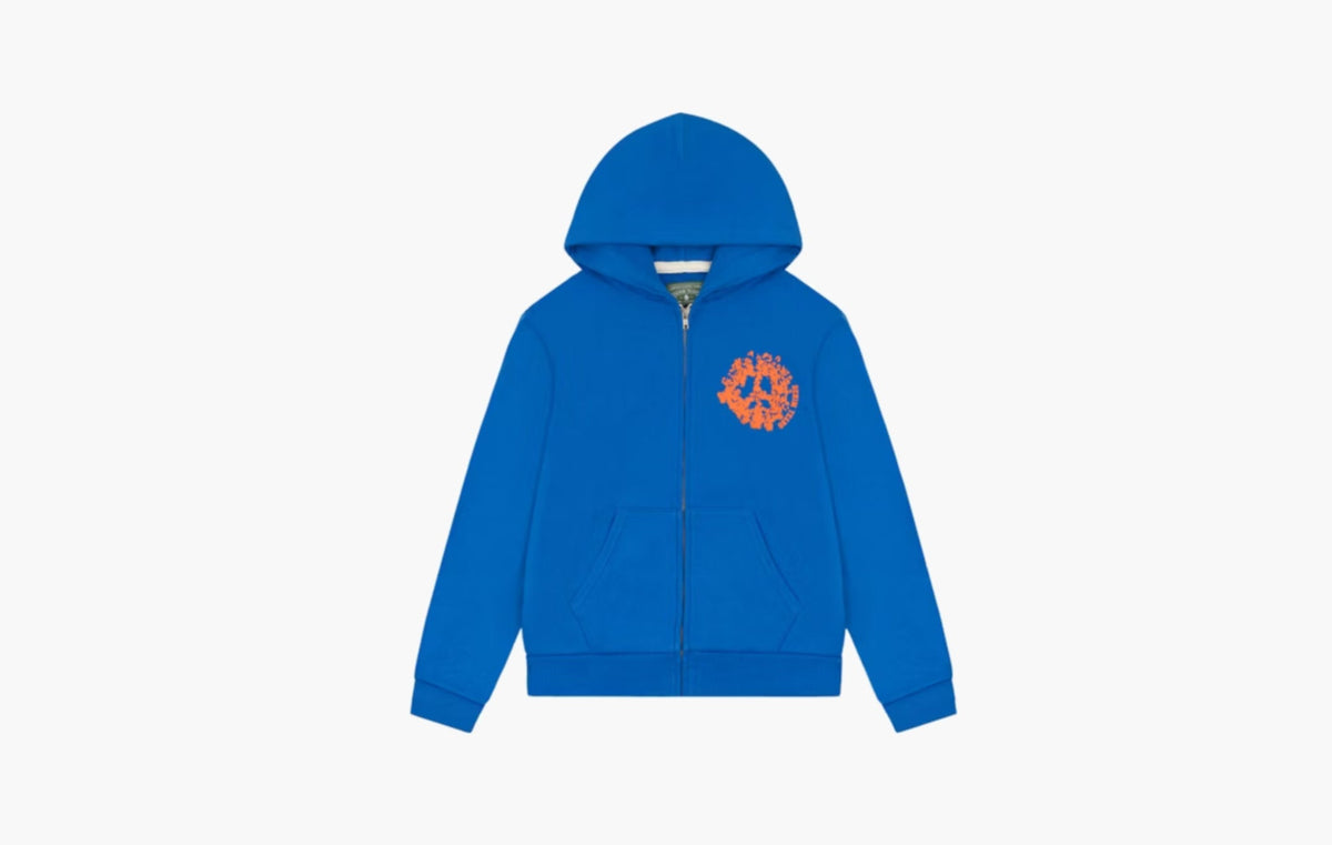 Denim Tears Denim University Zip Hoodie "Royal Blue"