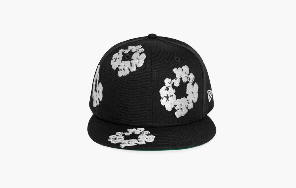 Denim Tears New Era Cotton Wreath 59/50 Cap "Black"