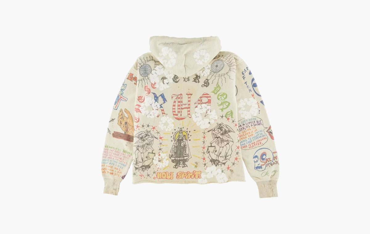 Saint Mxxxxxx x Denim Tears Graffiti Hoodie Grey | The Sortage
