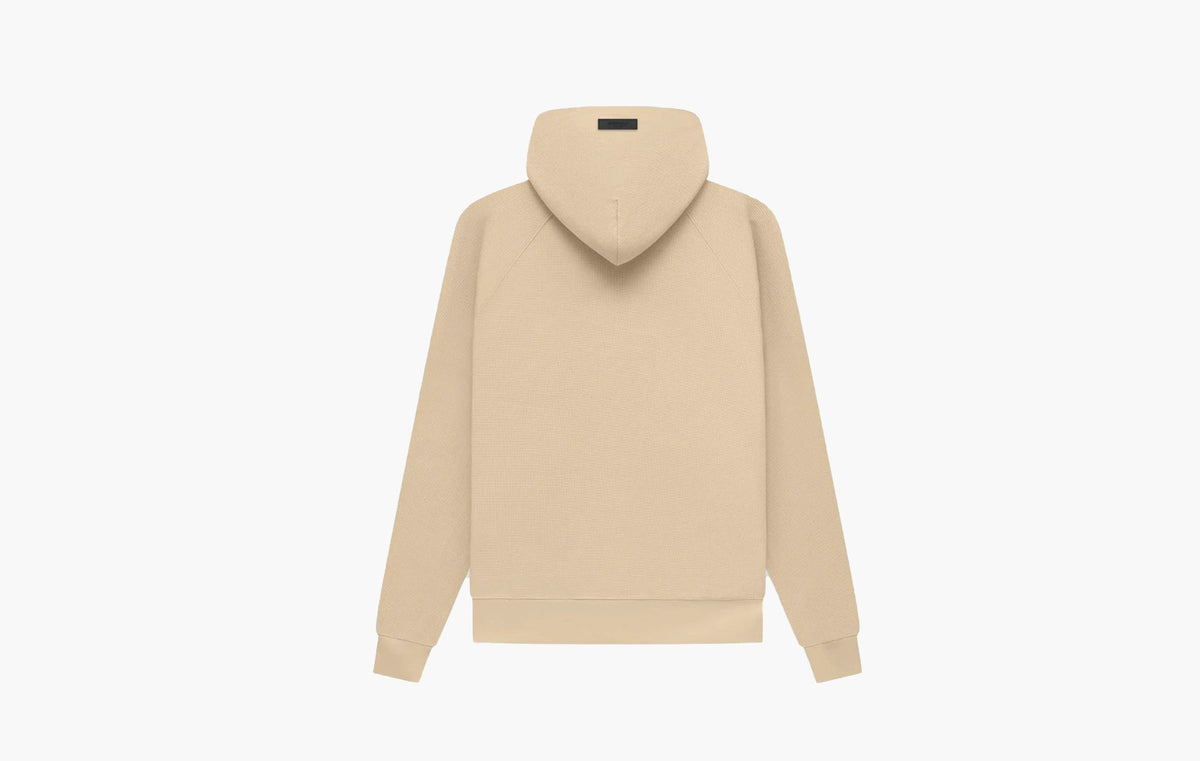 Fear of God Essentials Waffle Raglan Hoodie Sand | The Sortage