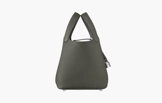 Hermes Picotin Lock 18 Bag Clemence & Palladium Gris Meyer | The Sortage