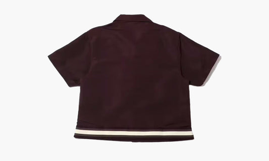 Jordan x A Ma Maniere Warm Up Shirt Asia Sizing Mahogany | The Sortage
