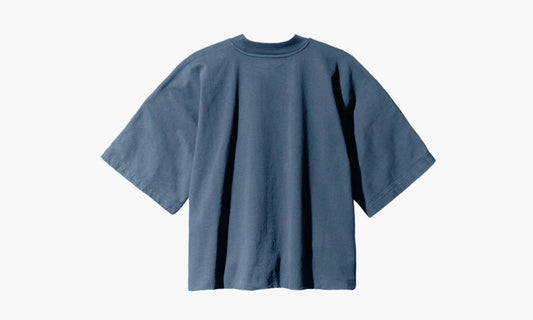 Yeezy Gap Logo No Seam Tee Dark Blue | The Sortage