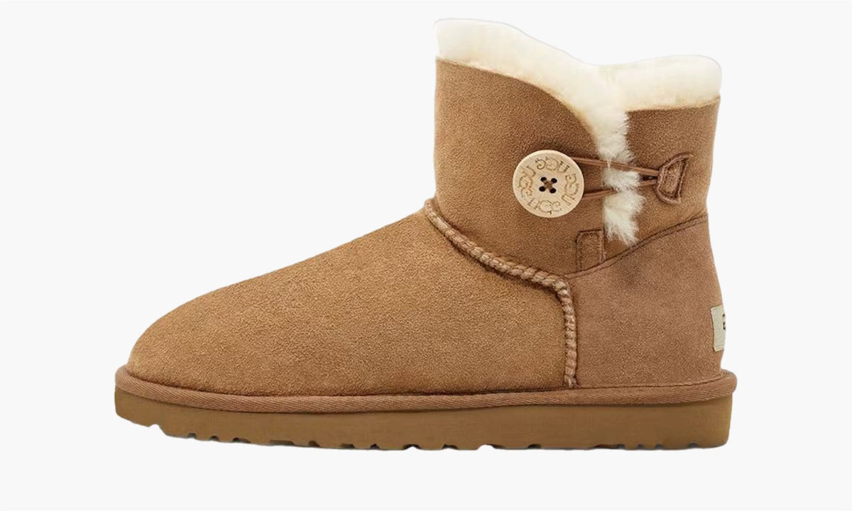 UGG Mini Bailey Button II WMNS Chestnut - 1016422-CHE | The Sortage