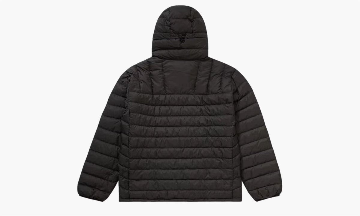 Supreme Micro Down Half Zip Hooded Pullover Black - FW22 | The Sortage