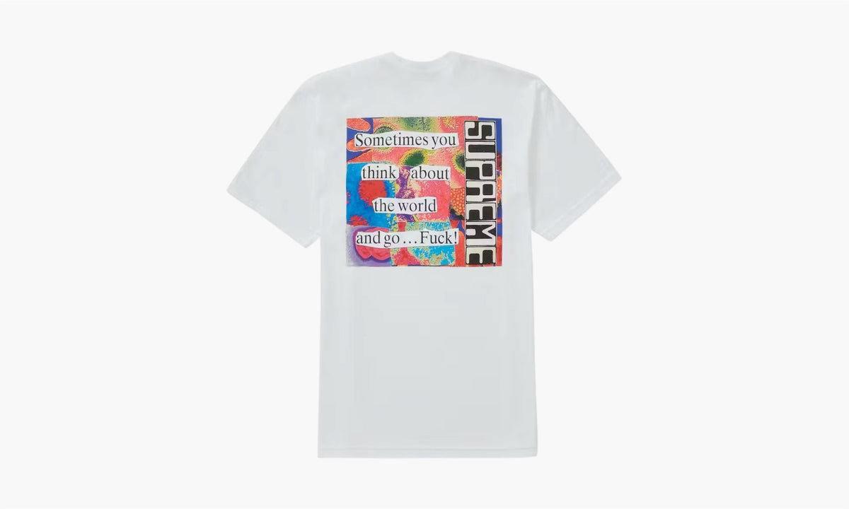 Supreme Static Tee White - FW23 | The Sortage