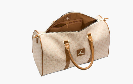 Jordan Monogram Duffle Bag Beige | The Sortage