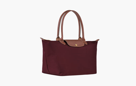 Longchamp Le Pliage Original Recycled Canvas L Tote Bag Burgundy | Sortage