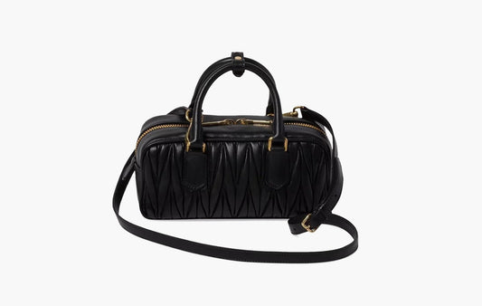 Miu Miu Matelassé Mini Arcadie Bag Black | The Sortage