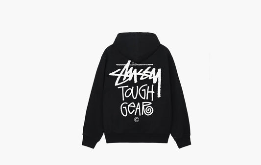 Stussy Tough Gear Hoodie Black | The Sortage